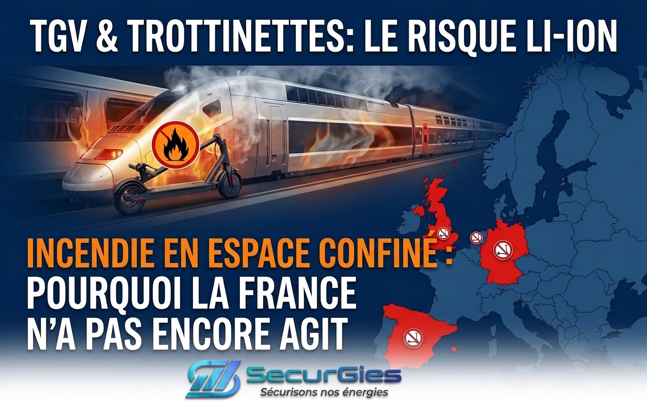 Trottinettes électriques dans les trains :